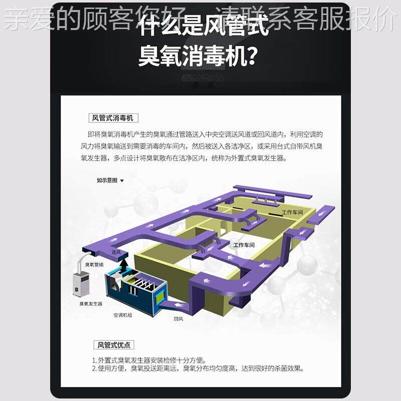 中央调全自动控制臭消FL-8200F毒机空潮湿车间杀氧菌除味风管式臭