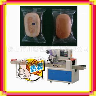 烤馍片、汉堡、航空食品自动包装机 巧克力威化饼枕式包装机