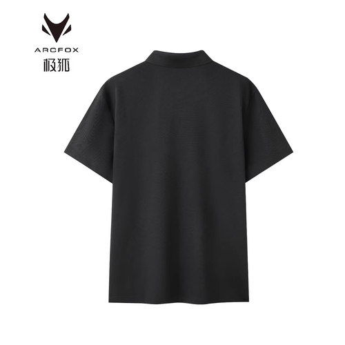 2025夏季新款极狐汽车工作服短袖4S店polo衫团队服装定制logo印字