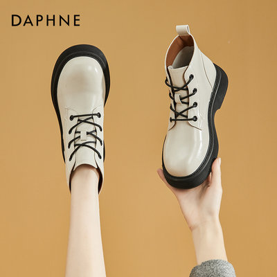 达芙妮Daphne时尚厚底马丁靴