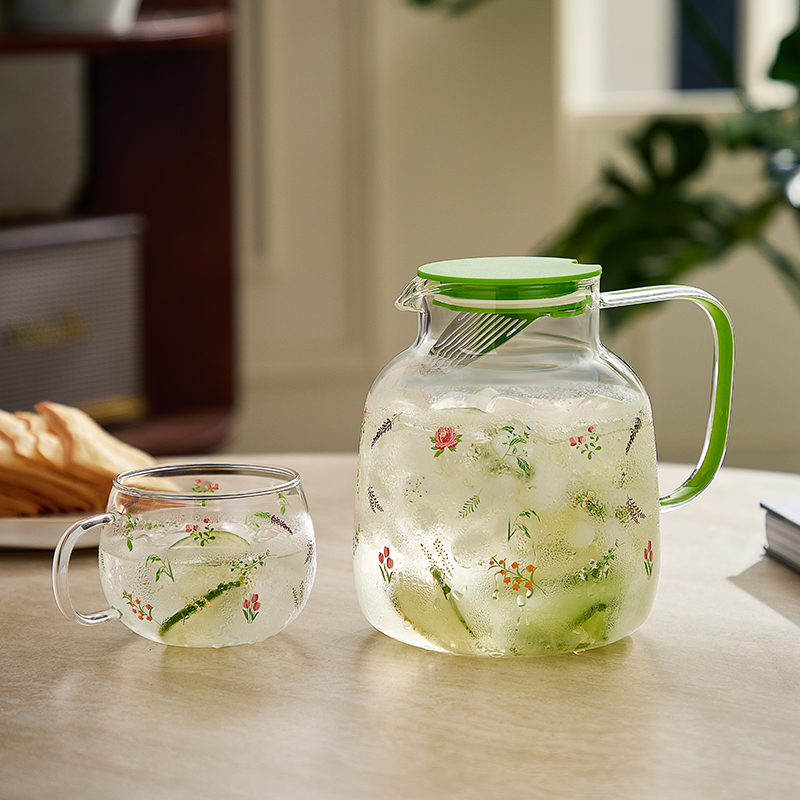 冷水壶家用大容量冷萃壶冰箱凉水壶凉水杯套装夏天果茶壶冷泡茶壶
