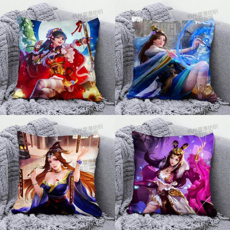 三国杀女武将抱枕周边游戏枕头定制孙茹何太后曹婴蔡文姬神将同款