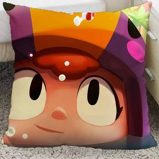 荒野乱斗周边抱枕波克柯尔特杰西麦克帕姆双面靠枕游戏学生日礼物