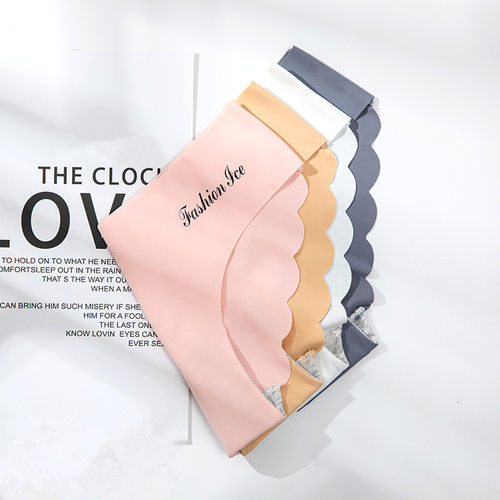 Panties For Women Seamless Panty Set Solid Invisible Underwe