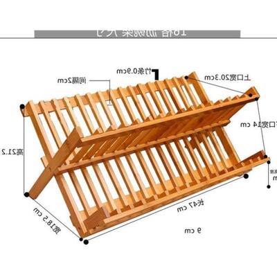 receive a shelf drain dish rack bamboo dishes dishes