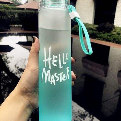thermostable stained glass portable water bottle for men and