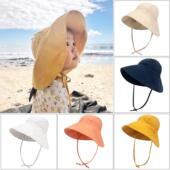 Sun Hat Spring Big Summer Baby Bucket Kids Brim for Girl