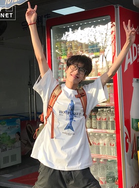 hotplanett恤2025新款情侣装男生女夏季潮牌235g刺绣纯棉男士短袖