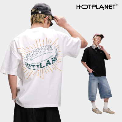 HOTPLANET潮流印花纯棉短袖T恤