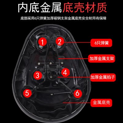 适合比德文电动自行车鞍座座椅座包防水皮革铁壳加厚通用