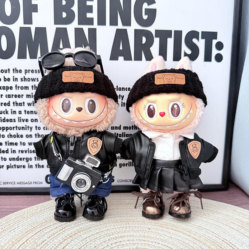 labubu娃衣一代二代17cm拉布布