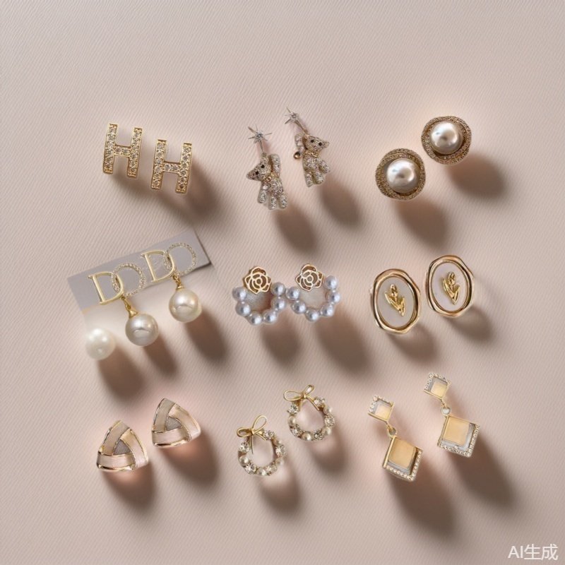 个性耳环新款高级耳钉珍珠耳饰