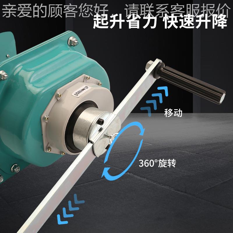 重795型3手绞盘手摇绞车1吨摇手动自锁式卷扬机0M钢丝绳固起定安