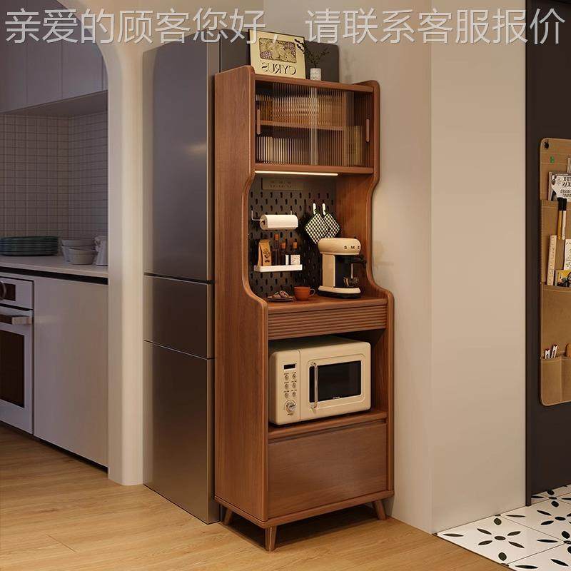 北房欧风全实木餐边柜柜橡胶木墙角咖啡柜HG-905#一窄边高厨靠墙,住宅家具,餐边柜,淘宝优惠券,粉丝福利购,淘宝优惠卷
