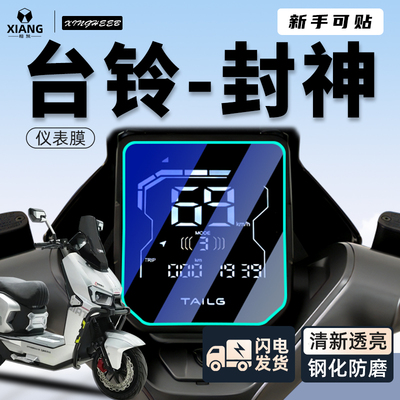 【新手可贴】台铃封神防水仪表膜