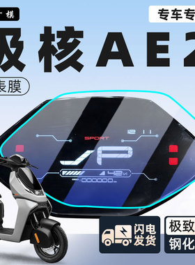 适用极核Ae2电动车仪表膜显示屏贴膜防雨仪表盘显示屏配件改装件