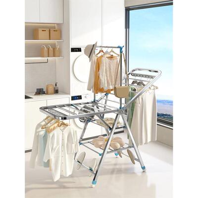 clothes drying rack folding laundry garment dryer hanger新款