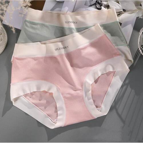 Womens Seamless Modal Briefs Underwear Plus Size Panties内裤