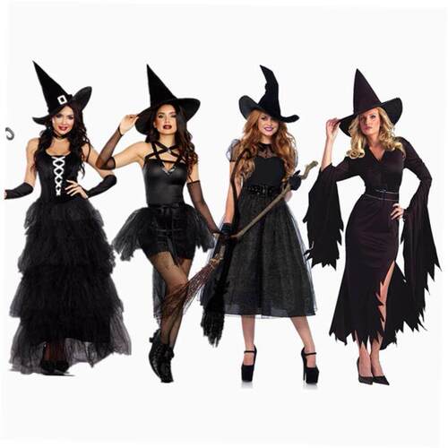 Halloween cosplay witch dress nightclub attire万圣节女巫服装