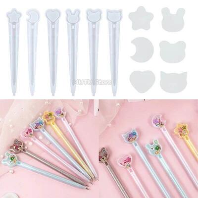 Kawaii Pen Silicone Mold DIY Starmoon Epoxy Resin Mold Cat R