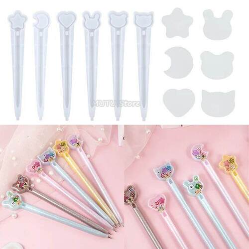 Kawaii Pen Silicone Mold DIY Starmoon Epoxy Resin Mold Cat R