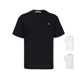 潮牌圆领印花黑色短袖 CK男装 T恤 纯棉短T男士 美式 2025新款 高端夏季