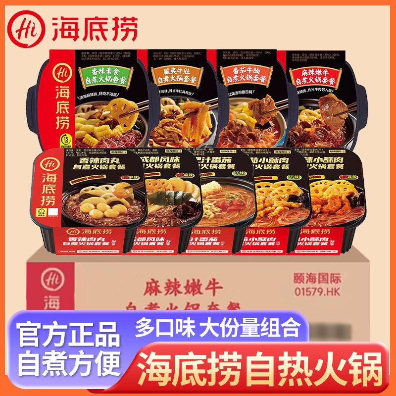 海底捞自热火锅自煮方便速食