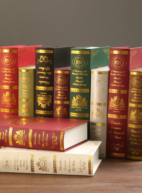 速发欧式假书小摆件复古型模装照品英文摄影拍饰道具书