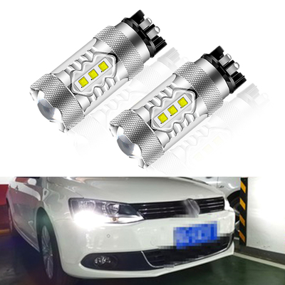 适用大众高尔夫7日行灯PW24W改装旗舰/R-Line LED日间行车灯rline