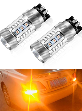适用于新宝马3系316 320 F30改装LED日行灯灯泡奥迪S3转向灯PW24W
