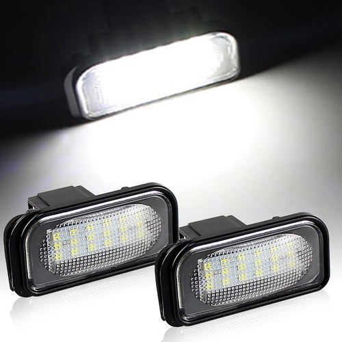 适用于奔驰C级W203CLK级SL级克莱斯勒Crossfire改装LED牌照灯总成