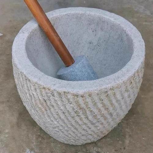 打糍粑石臼石对窝捣辣椒打糕工具年糕农村老对窝曲阳石雕