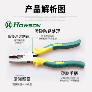 半价得省力多功能钢丝钳手工尖嘴钳斜嘴6寸特种高硬度8寸钳子大全