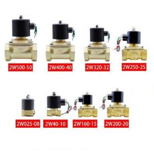 BOPU博普G1寸二位二通电磁水阀2W250 24v 220V
