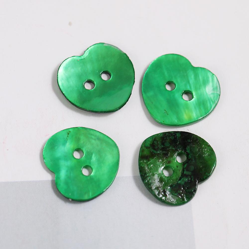 爱心玫粉紫色粉色浅蓝绿色纽扣马氏贝纯天然贝壳高档儿童可爱衬衫