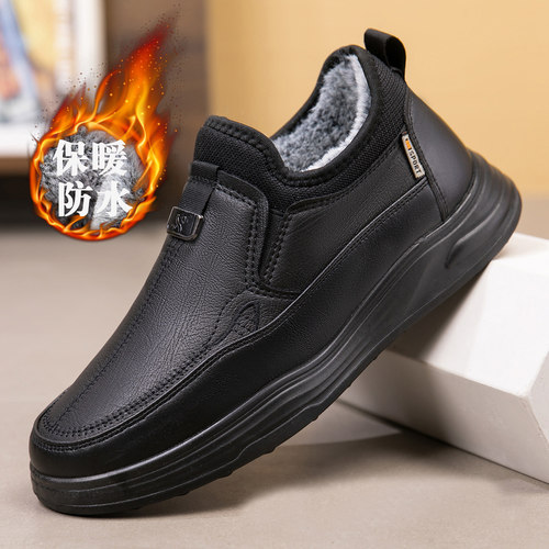 老北京布鞋男棉鞋冬季新款