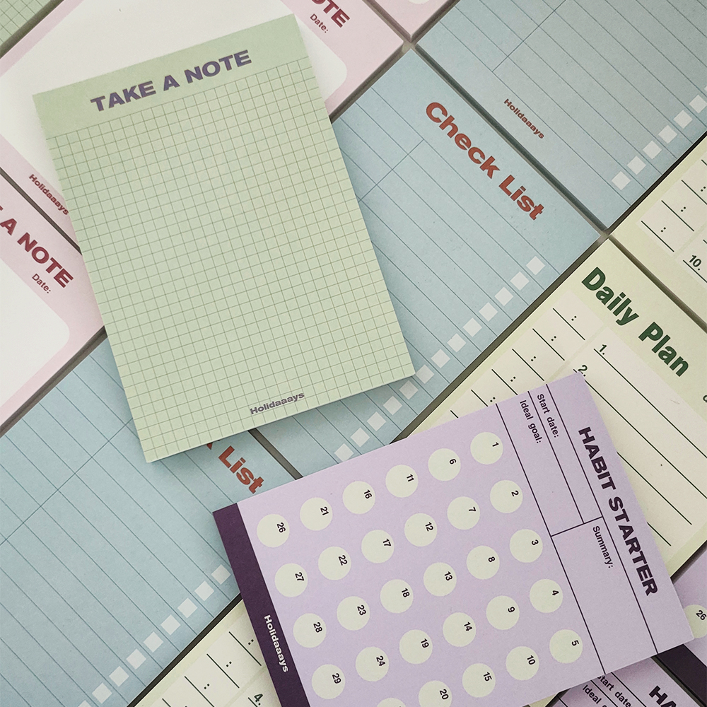 无粘性便签本可撕计划打卡便签纸