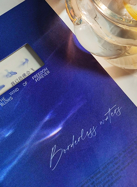 超额假期原创空白笔记本子高颜值ins活页本6孔硬面便携日记手账本