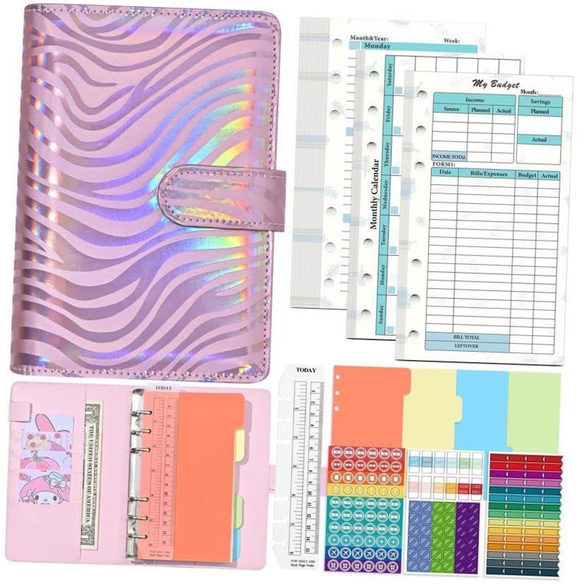 A6 novel money saving book cash budget wallet binder