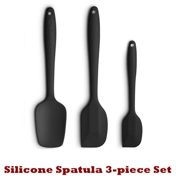 Silicone Spatula Kitchen Cooking Spatulas, Baking, Mixing - 实物图