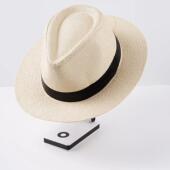 Sun Hat Jack Panama Band Fedora Black Beach With Summer