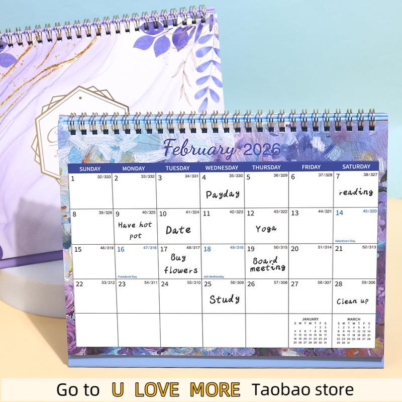 NEW 2026 Calendar Planner Sheet Large Wall Calendar Monthly