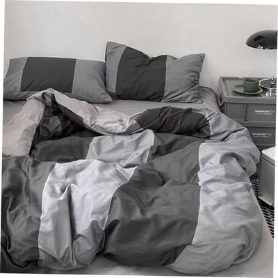 4 pcs bed sheets set beddings cotton flat sheet pillowcases1