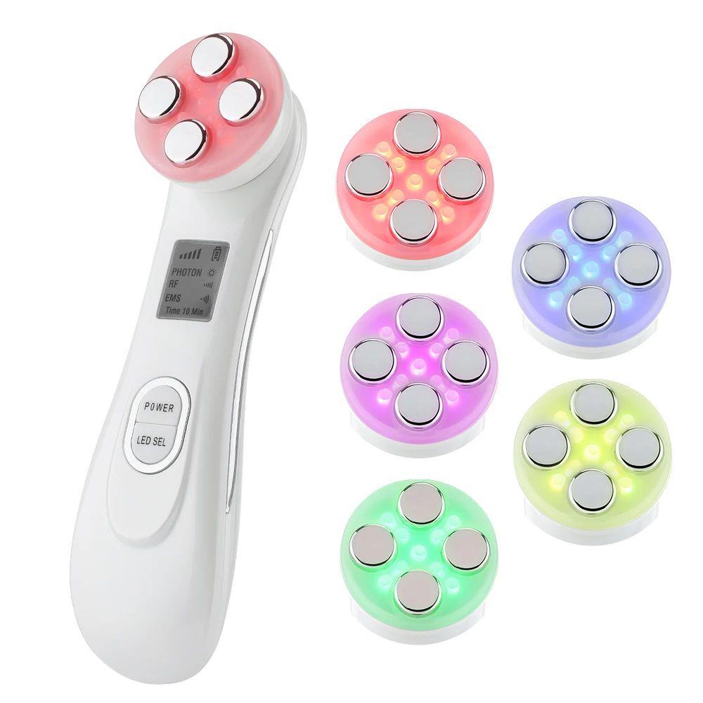 5 Colors RF Radio Frequency Facial LED Photon Beauty Device