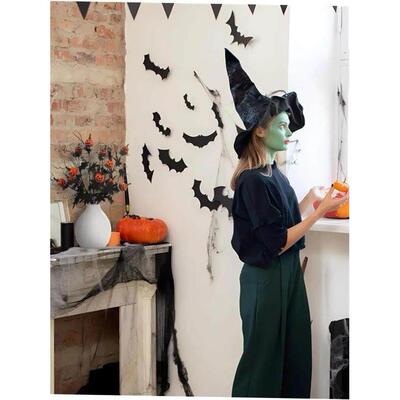 Halloween Decor Artificial Pumpkin Maple Leaf Floral Stems B