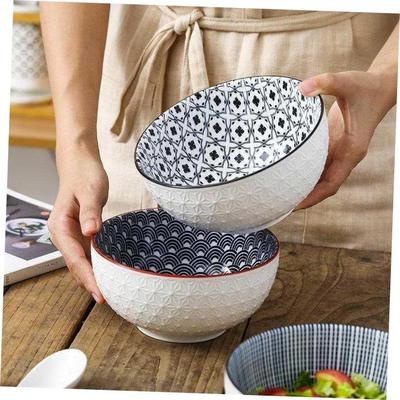 Nordic style 6 inch soup bowl restaurant ramen salad bowl