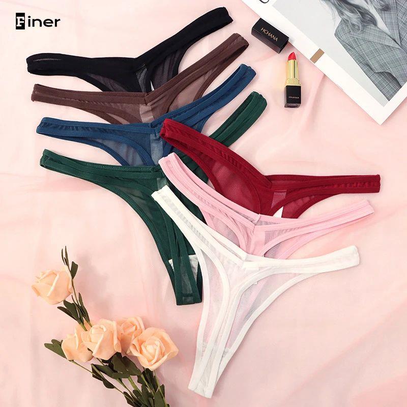 Seamless Thongs For Women Tiny Tangas Sexy Thong Lingerie Wo