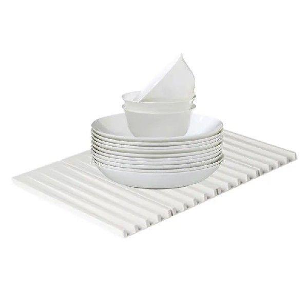 Drying Kitchen Mat Foldable Dish Draining Dry Mat For