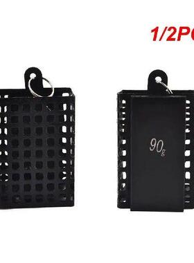 1/2PCS Fishing Nest Beater Iron Bait Cage Feeder Bait