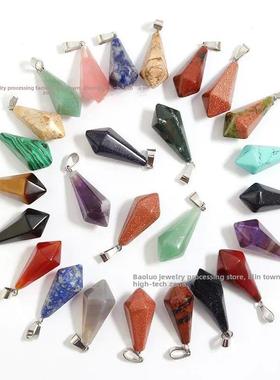 1pc Hexagonal Crystals 27x13mm Natural Stones Energy Gemston